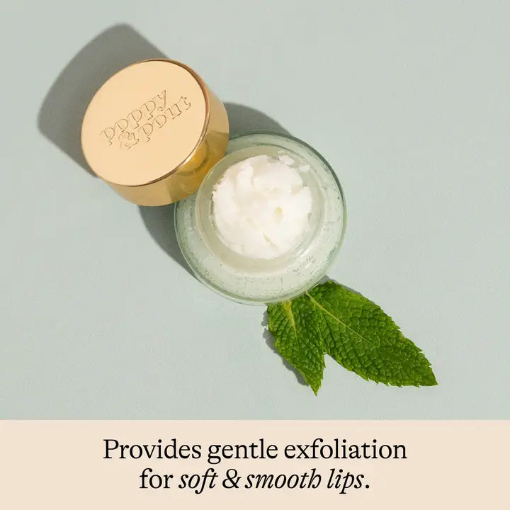 POPPY Lip Scrub, Sweet Mint