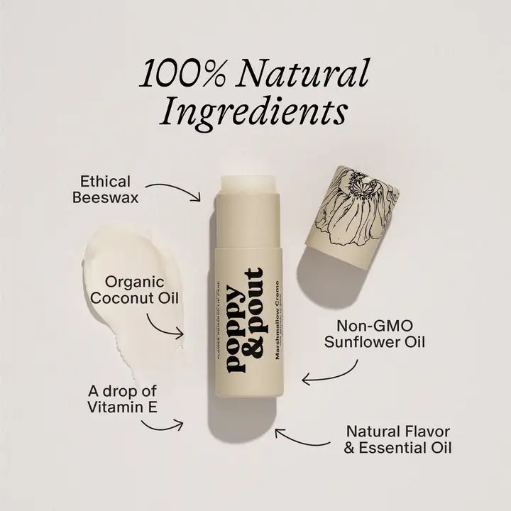 POPPY Lip Care Duo, Marshmallow Creme
