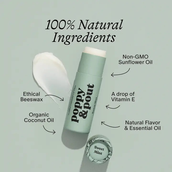 POPPY Lip Care Duo, Sweet Mint