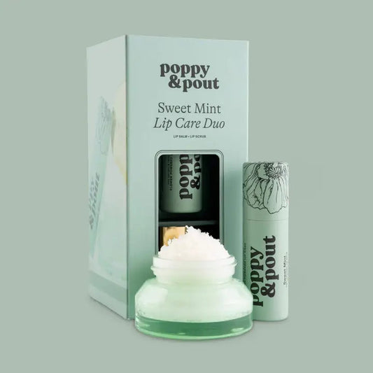 POPPY Lip Care Duo, Sweet Mint