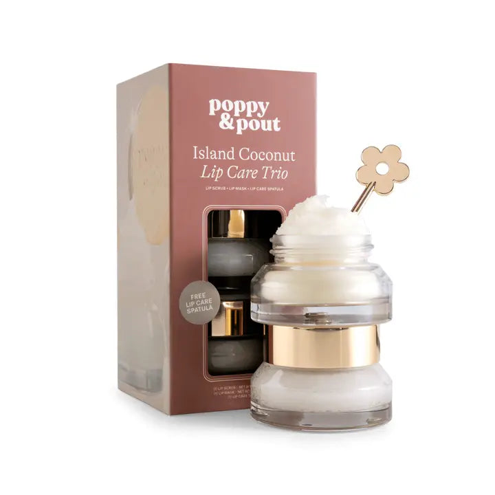 POPPY Lip Care Trio, Island Coconut